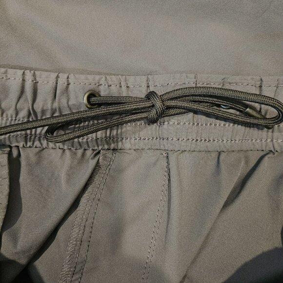 Banana Republic Mens L Gray Jogger Pants Drawstring Athleisure Gorpcore Lounge - Picture 12 of 14